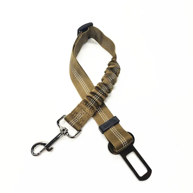 Ceinture de sécurité réglable pour animal de compagnie, clip de plomb pour ceinture de sécurité