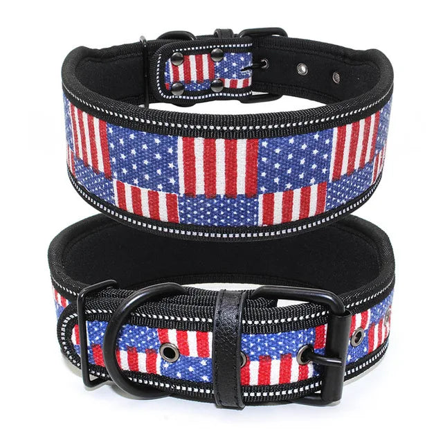 Stylish and elegant thick dog collar, 10 colors