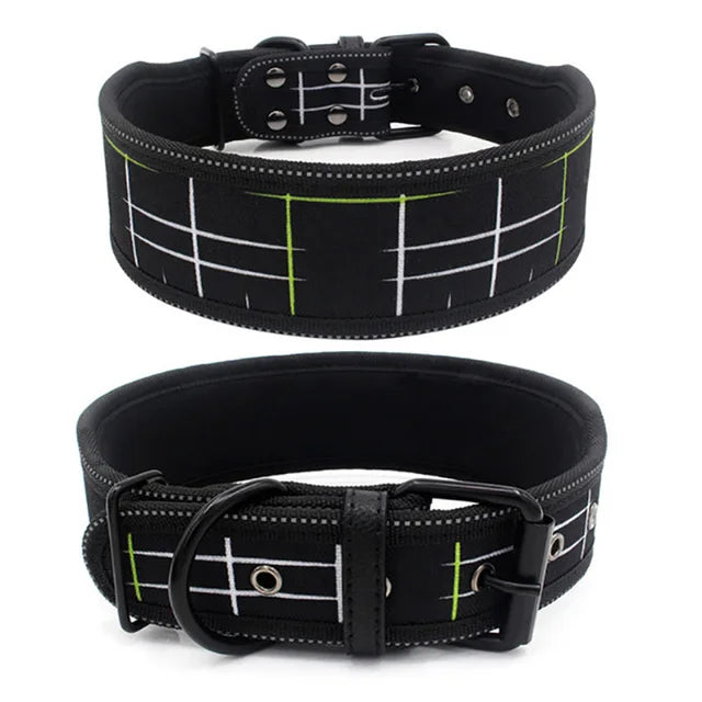 Stylish and elegant thick dog collar, 10 colors