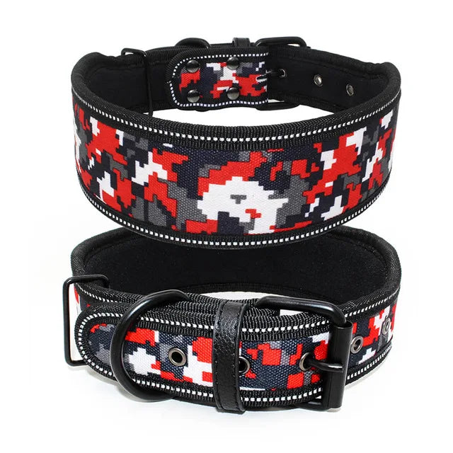 Stylish and elegant thick dog collar, 10 colors