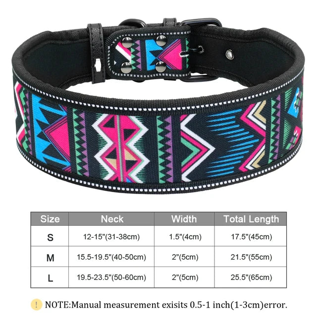 Stylish and elegant thick dog collar