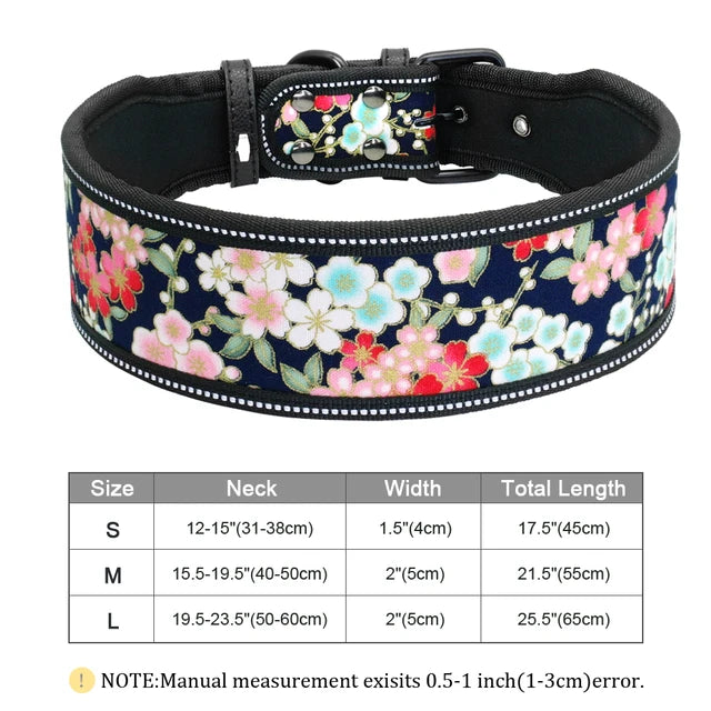 Stylish and elegant thick dog collar