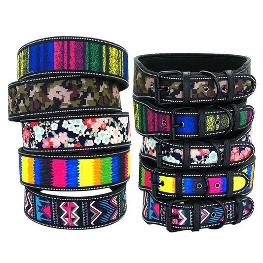 Stylish and elegant thick dog collar