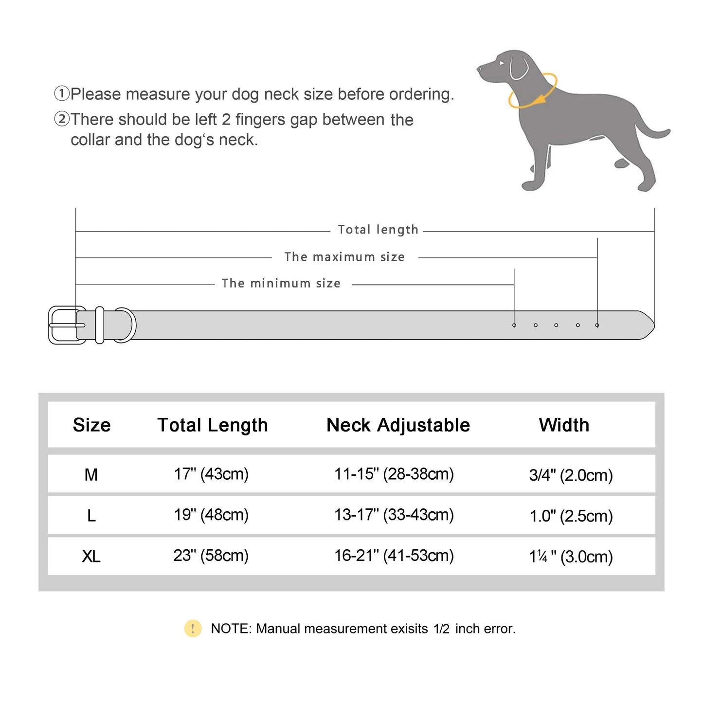 AirTag holder collar, Dog collar with slot for AirTags