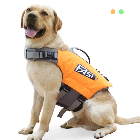 Pet Safety Vest, Summer Dog Swimming Vest, Adjustable Fashion Reflective Pool Surfing Drifting Dog Life Jacket 