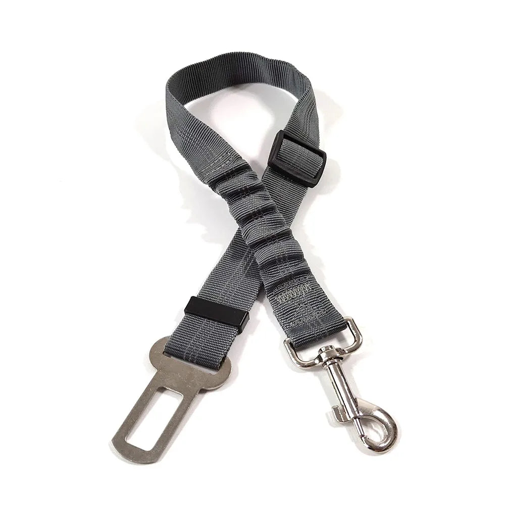 Ceinture de sécurité réglable en nylon, attache de sécurité pour voiture et voyage, fil élastique renforcé