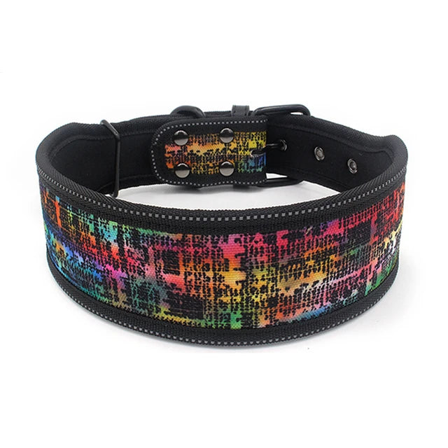 Stylish and elegant thick dog collar, 24 colors