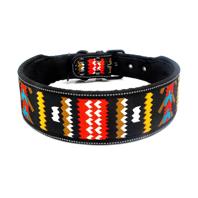 Stylish and elegant thick dog collar, 24 colors