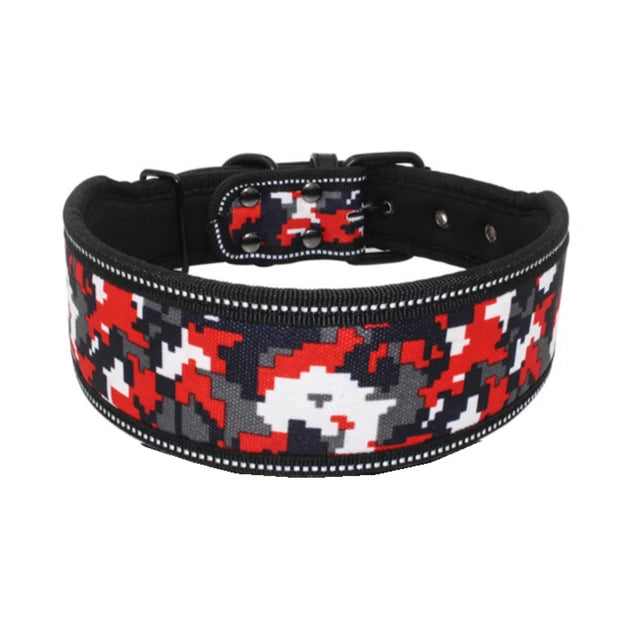 Stylish and elegant thick dog collar, 24 colors