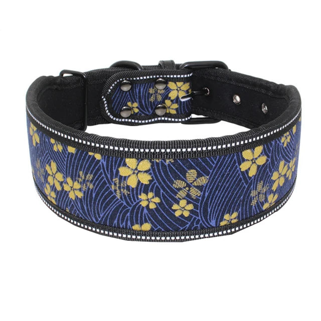 Stylish and elegant thick dog collar, 24 colors