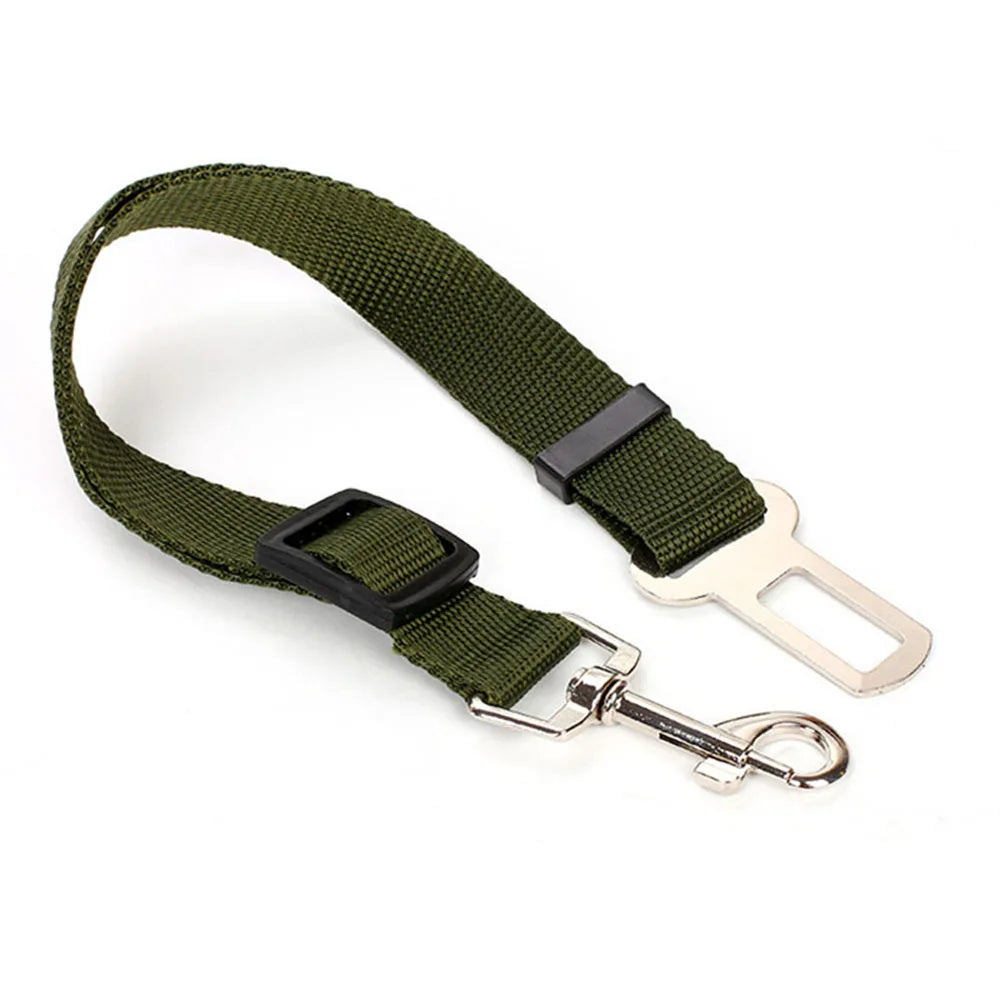 Ceinture de sécurité réglable en nylon, attache de sécurité pour voiture et voyage, fil élastique renforcé