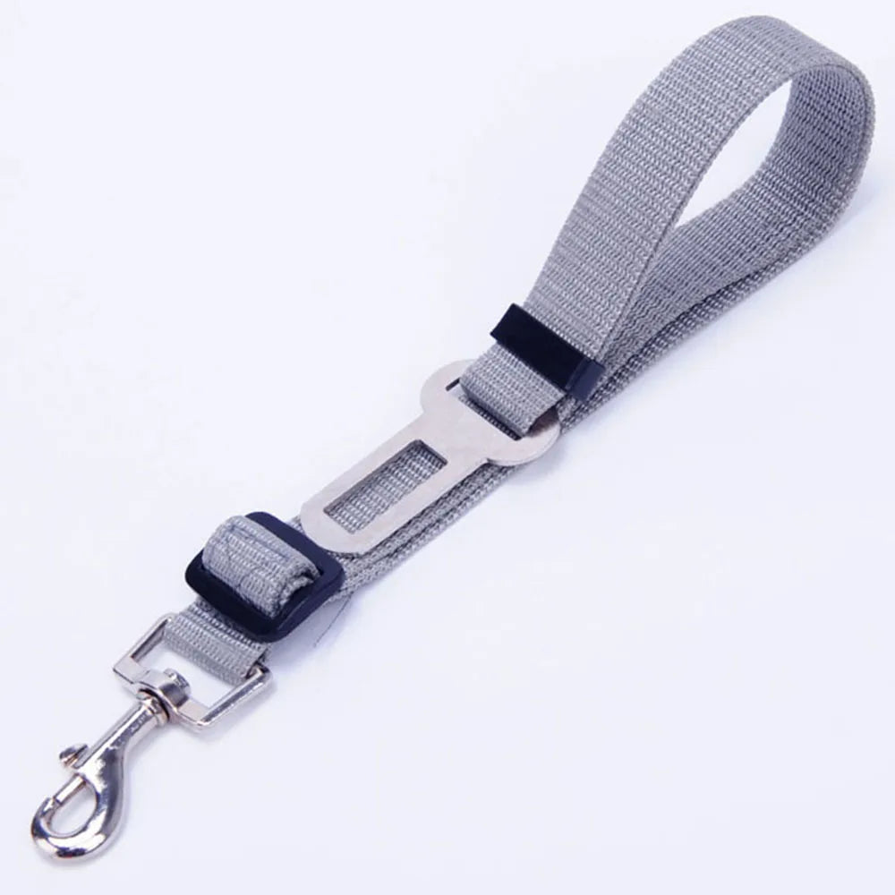 Ceinture de sécurité réglable en nylon, attache de sécurité pour voiture et voyage, fil élastique renforcé