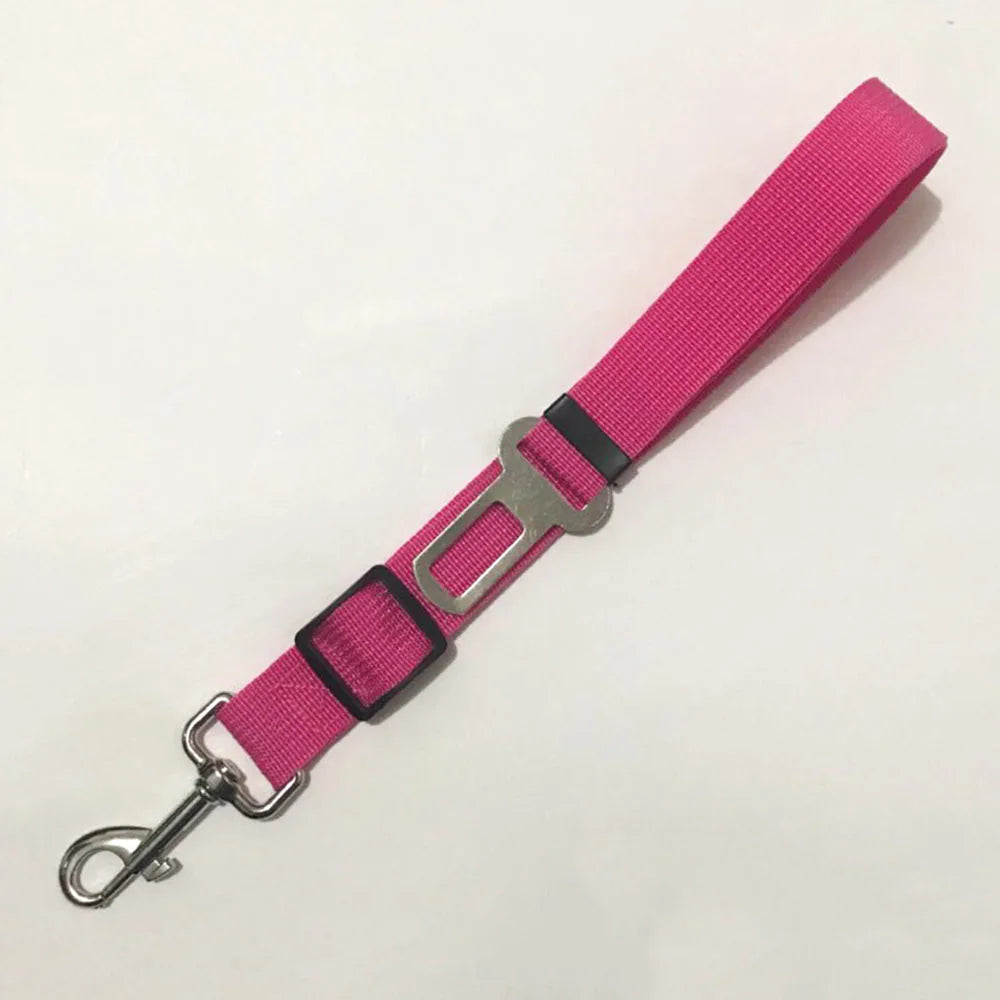 Ceinture de sécurité réglable en nylon, attache de sécurité pour voiture et voyage, fil élastique renforcé